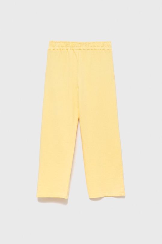 Guess spodnie dresowe dziecięce J2YQ13.KA6R3 żółty AW22