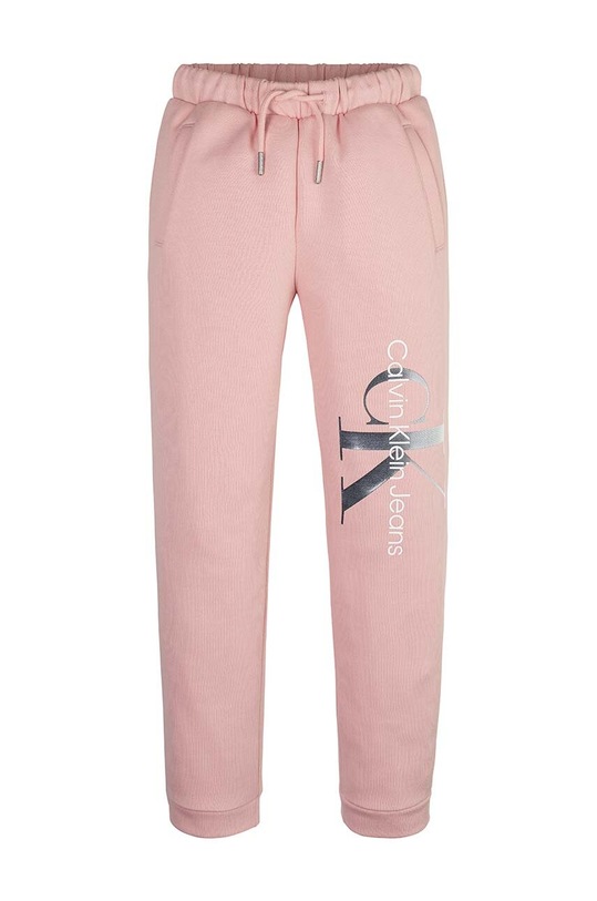 Calvin Klein Jeans spodnie dresowe dziecięce dzianina różowy IG0IG01697.9BYY