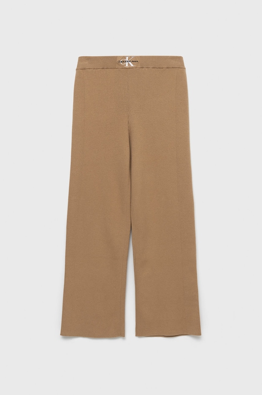 Calvin Klein Jeans pantaloni copii cu elastan bej IG0IG01700.9BYY