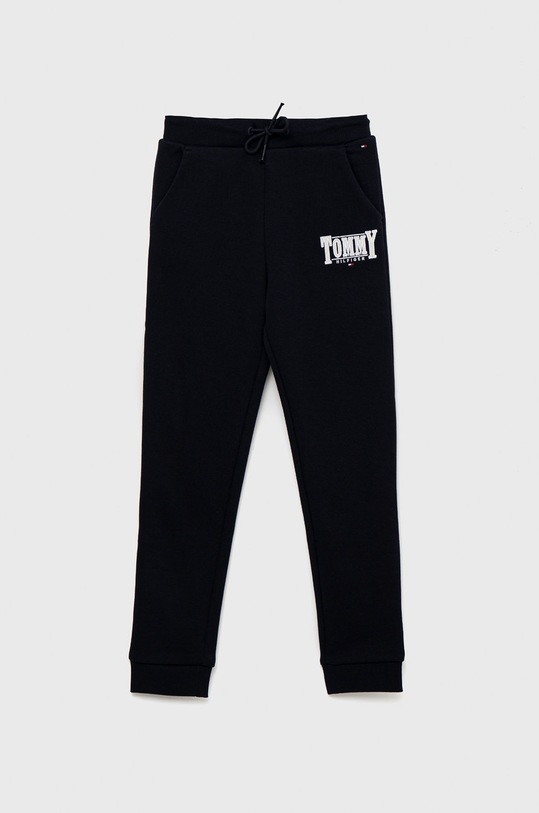 Tommy Hilfiger spodnie dresowe dziecięce dzianina granatowy KG0KG06869.9BYY