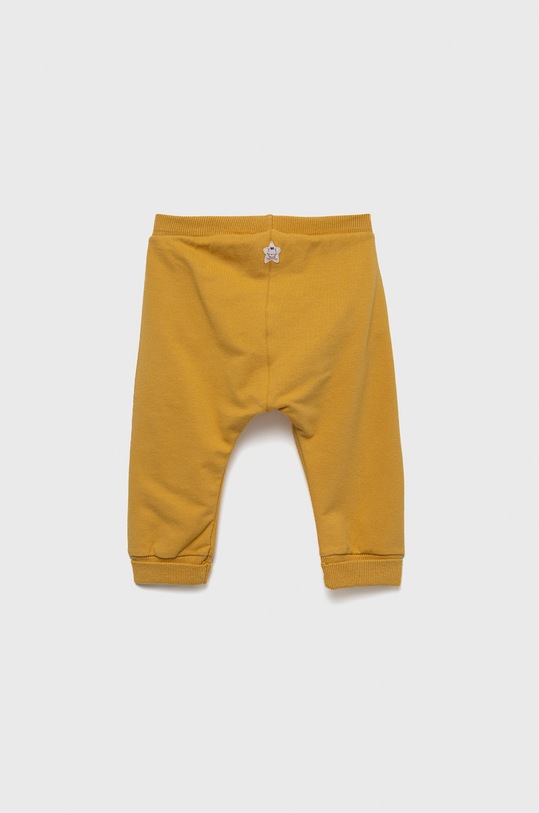 United Colors of Benetton pantaloni de trening pentru copii 3QW0AF00H.W galben AW22