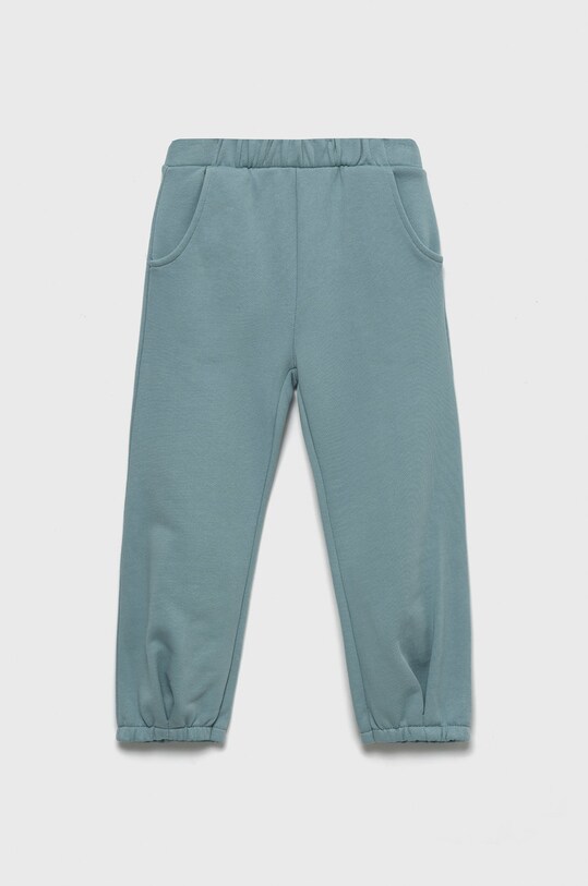 United Colors of Benetton pantaloni de trening din bumbac pentru copii bumbac albastru 3QLAGF015.P