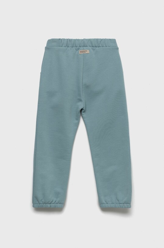 United Colors of Benetton pantaloni de trening din bumbac pentru copii 3QLAGF015.P albastru AW22
