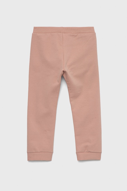 United Colors of Benetton spodnie dresowe dziecięce 35Q2GF01H.P różowy AW22