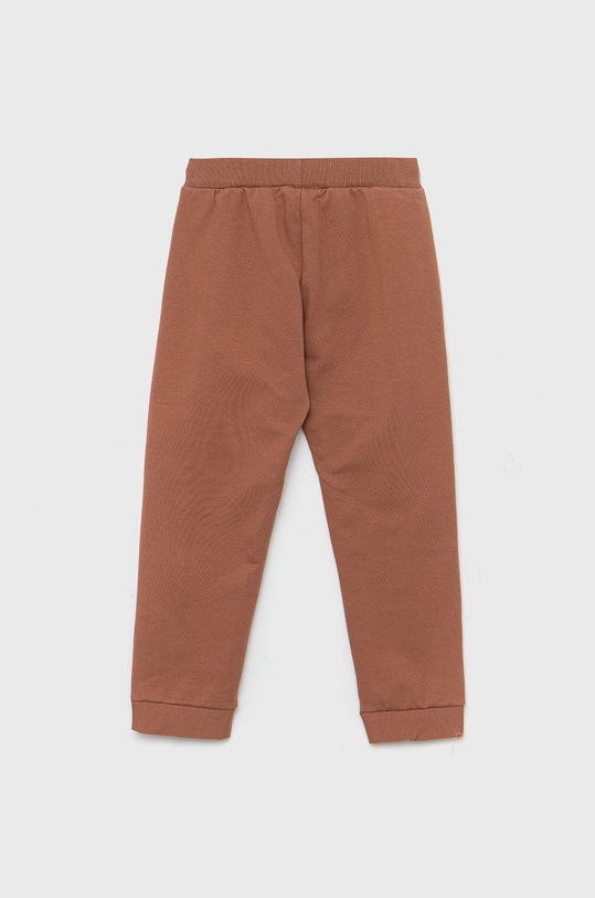 United Colors of Benetton pantaloni de trening pentru copii 35Q2GF01H.P maro AW22