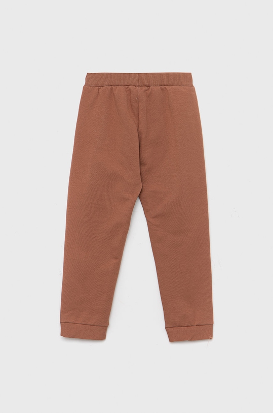 United Colors of Benetton pantaloni de trening pentru copii 35Q2GF01H.P maro AW22