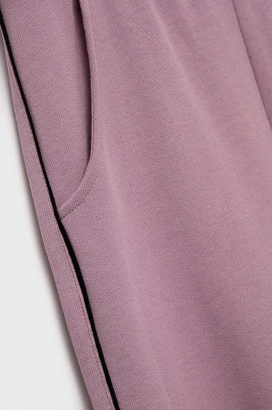 Fete Sisley pantaloni de trening din bumbac pentru copii 3J68XF008.G roz