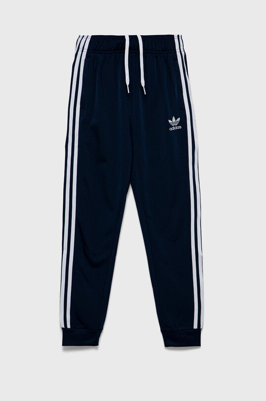 Дитячі спортивні штани adidas Originals трикотаж темно-синій HK0323