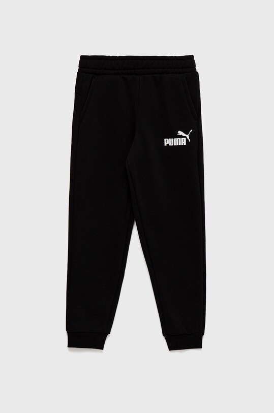 Puma spodnie dresowe dziecięce dzianina czarny 586973.K.9BYY