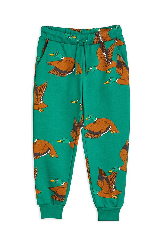 Mini Rodini spodnie dresowe dziecięce wzorzyste zielony 2273013875