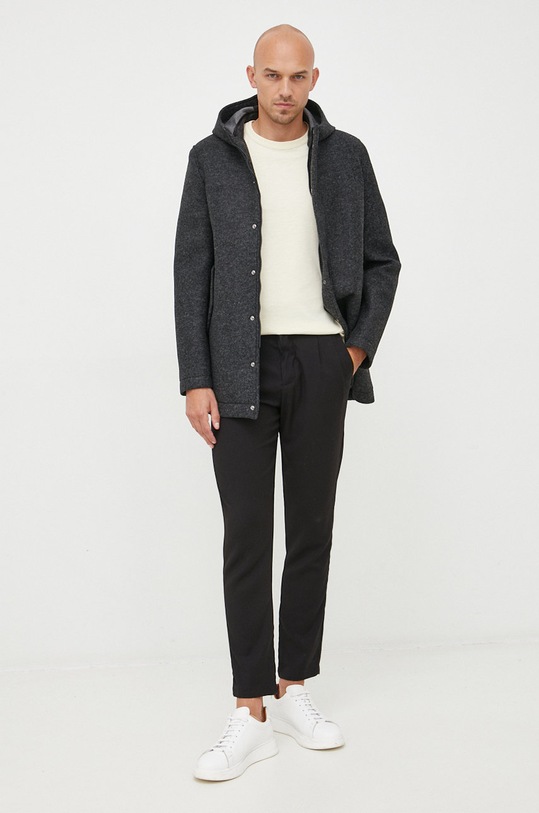 Selected Homme spodnie 16085392.Black czarny AW22