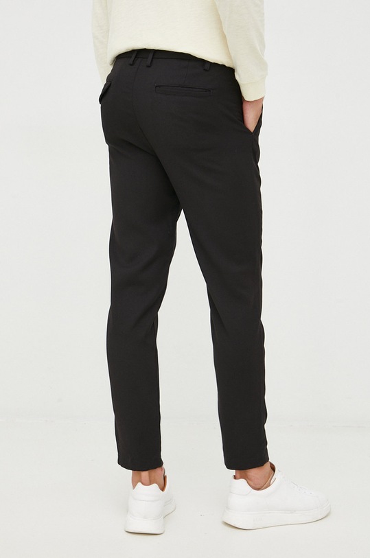 Odzież Selected Homme spodnie 16085392.Black czarny