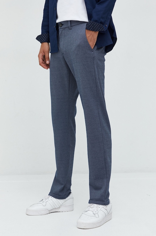 Tom Tailor spodnie 1032866.30298 granatowy AW22