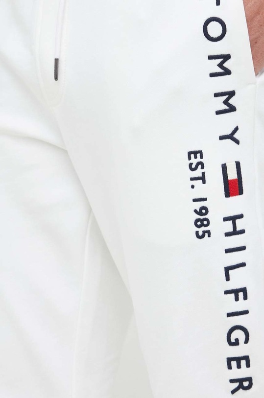 Bombažen spodnji del trenirke Tommy Hilfiger bela MW0MW08388.9BYY