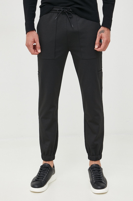 Tepláky Calvin Klein pletenina černá K10K109471.9BYY