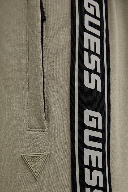 Guess spodnie dresowe zielony Z2YB19.K6ZS1