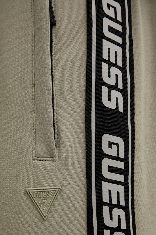 Guess spodnie dresowe zielony Z2YB19.K6ZS1