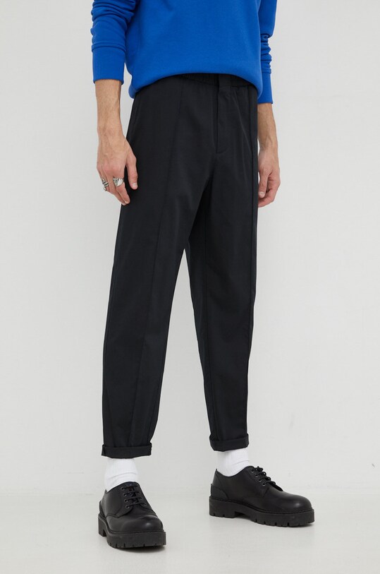 Nohavice Tiger Of Sweden chinos čierna T68935002