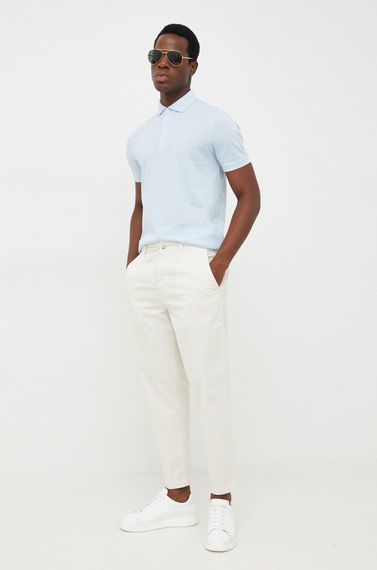 Kalhoty BOSS Boss Casual 50472905 béžová AW22