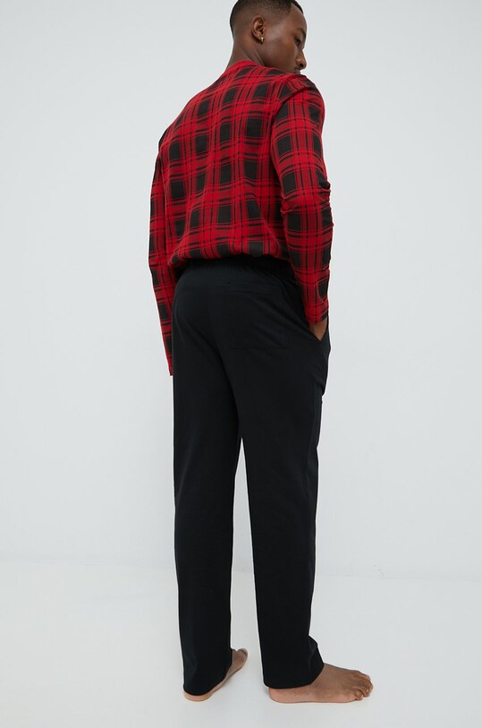 Îmbrăcăminte Michael Kors pantaloni de trening din bumbac 6F25P11011 negru