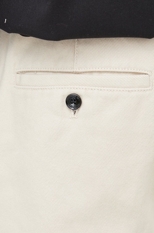 Emporio Armani spodnie bawełniane beżowy 6L1PD2.1NMLZ