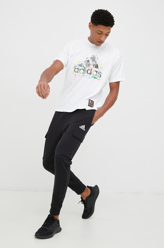 adidas Performance spodnie dresowe Essentials dzianina czarny HL2226