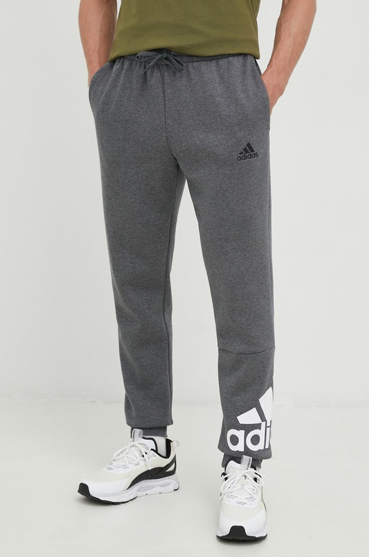 adidas spodnie dresowe dzianina szary HL2297