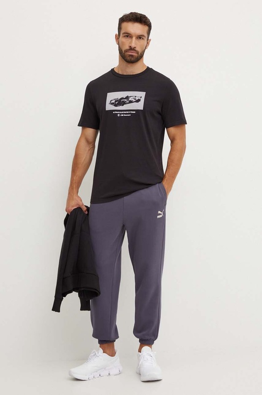 Puma pantaloni de trening 535597 gri AW24