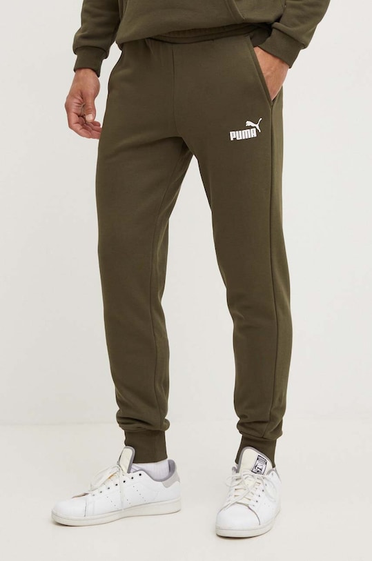 Tepláky Puma pletenina zelená 586715