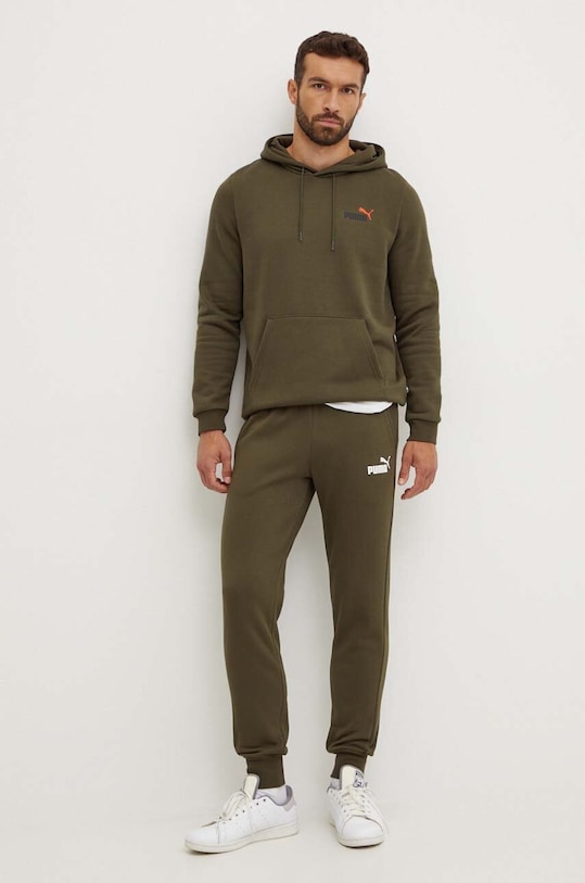 Tepláky Puma 586715 zelená AW24