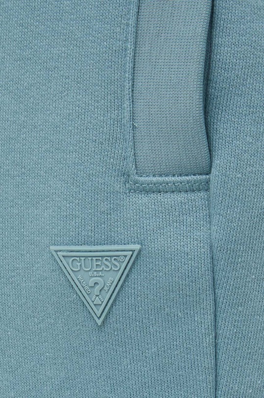 Guess spodnie dresowe ALDWIN turkusowy Z2YB22.K9V31