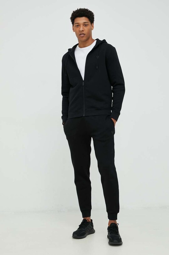 Guess spodnie dresowe ALDWIN Z2YB22.K9V31 czarny AW24