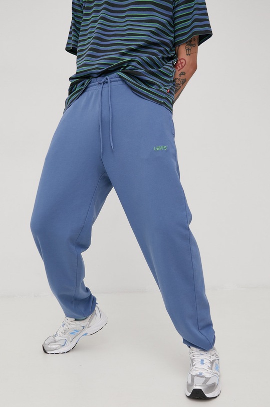 Levi's spodnie dresowe bawełniane bawełna niebieski A0937.0020