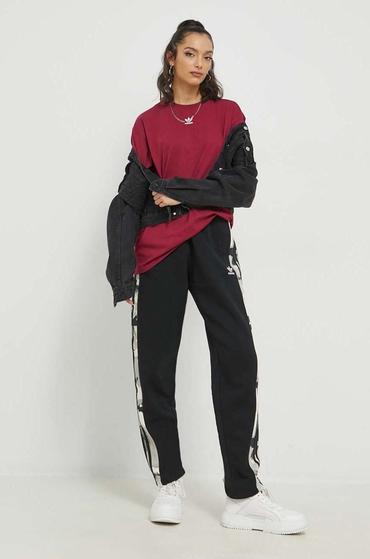 Tepláky adidas Originals HK2808 černá AW22