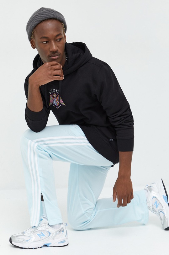 adidas Originals pantaloni de trening tricotaj albastru HL9346
