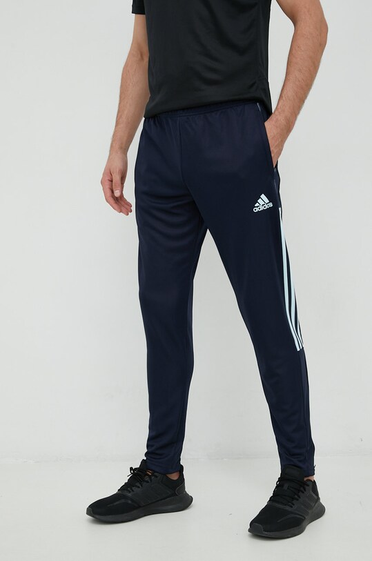 adidas Performance spodnie treningowe HN8058 granatowy AW22