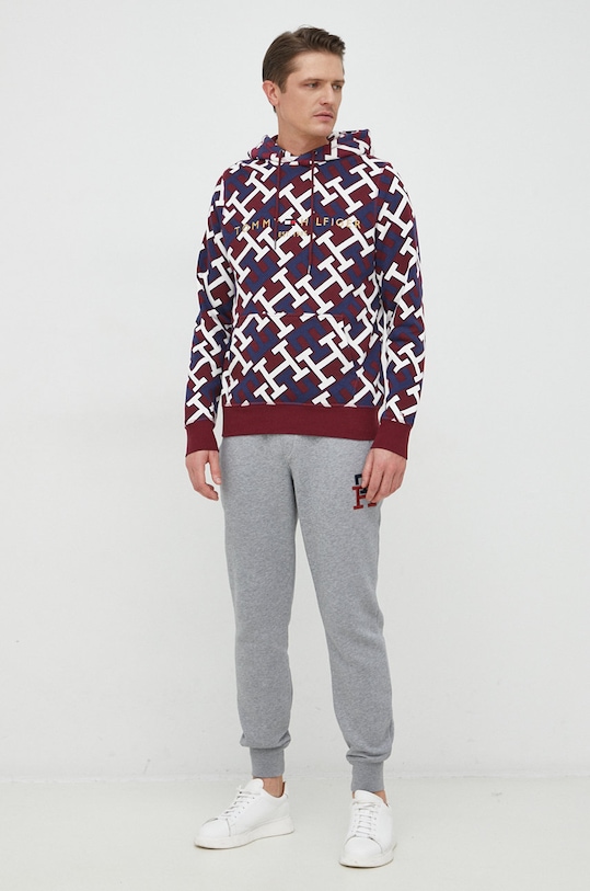 Tommy Hilfiger spodnie dresowe MW0MW28208.9BYY szary AW22