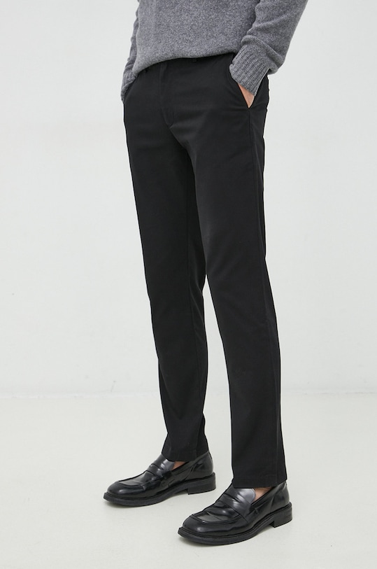 Tommy Hilfiger spodnie z elastanem czarny MW0MW25964.9BYY