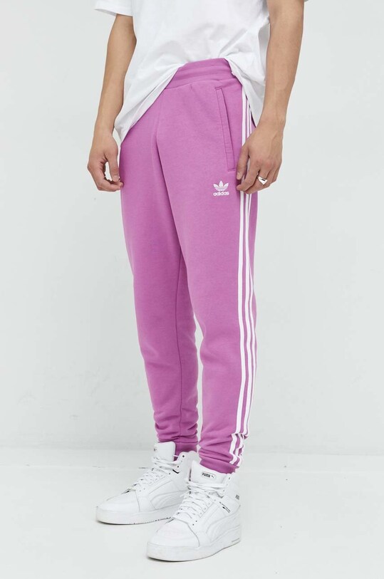 adidas Originals spodnie dresowe dzianina różowy HK7298