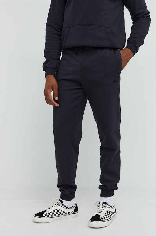 Fila spodnie dresowe dzianina czarny FAM0278