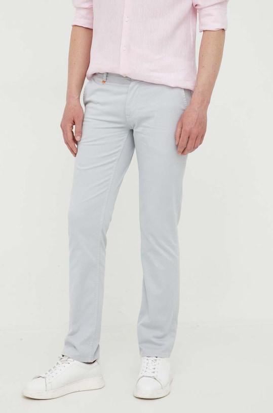 BOSS pantaloni CASUAL 50470813 gri AA00