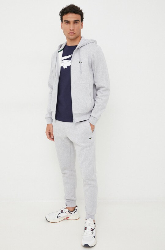 Анцуг Lacoste трикотаж сив WH2528