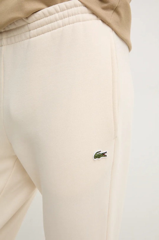 Lacoste spodnie dresowe beżowy XH9624