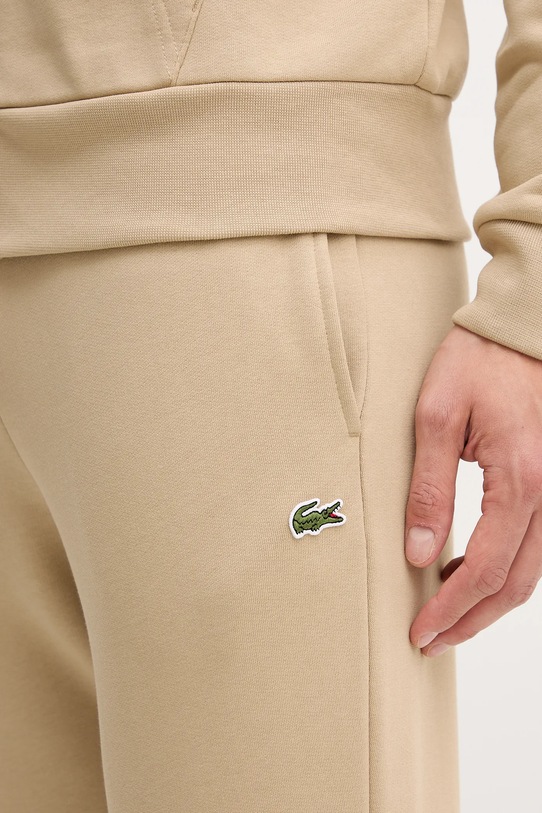 Lacoste spodnie dresowe beżowy XH9624