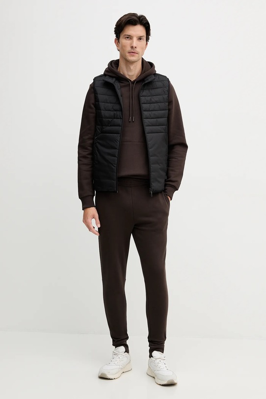 Lacoste spodnie dresowe XH9624 brązowy AW25