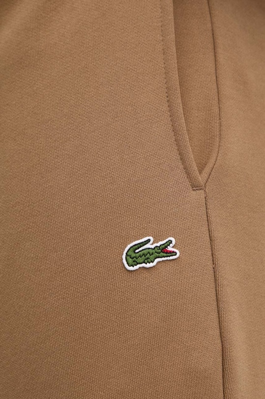 Tepláky Lacoste hnědá XH9624