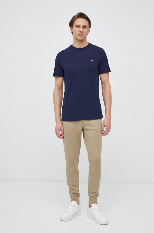 Lacoste spodnie dresowe XH9624 zielony SS25