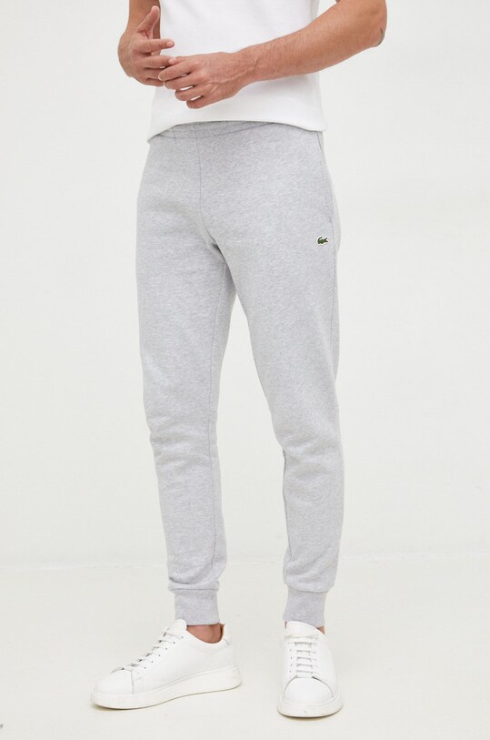Спортивні штани Lacoste трикотаж сірий XH9624