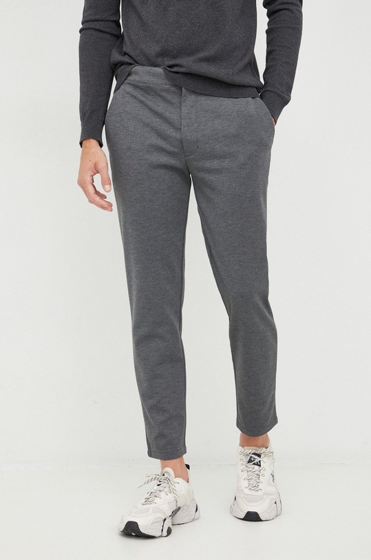 Calvin Klein spodnie dzianina szary K10K109913.9BYY
