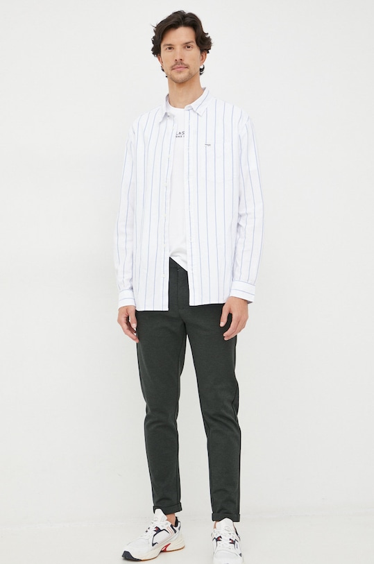 Lindbergh pantaloni 30.01007A.ARMYMIX negru AW22